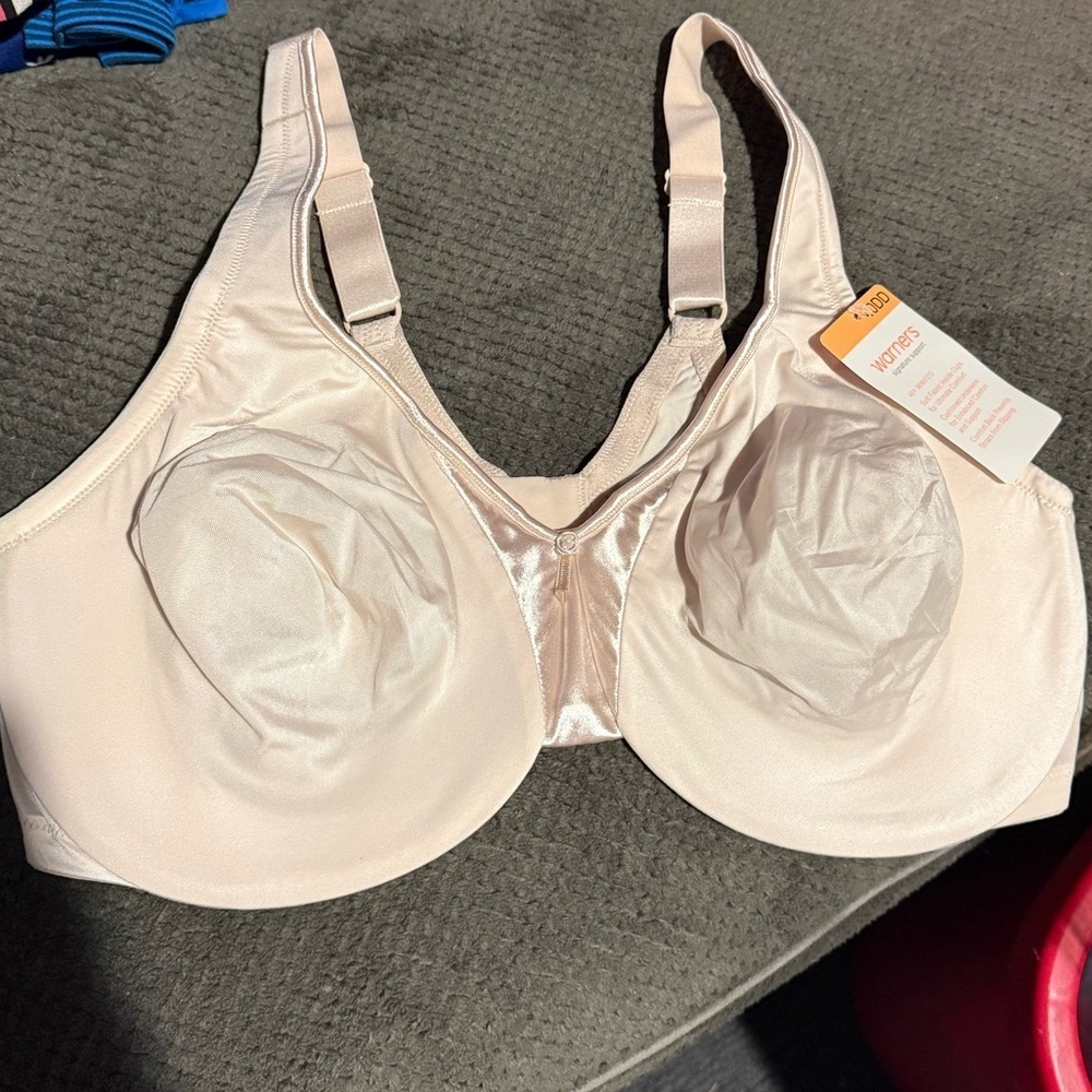 Warner’s Signature Support Underwire Bra 40DD Nude Beige NWT Comfort